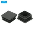 thumbnail image 3 of Tapones de extremo de tubería de plástico Uxcell, inserto de tapón de agujero cuadrado para patas de sillas de hierro, muebles de patio 1-1/4"x1-1/4" 20, 3 of 6