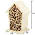 thumbnail image 4 of Mgaxyff 2Pcs Wooden Bee House Wood Bee Room Nests Box for Garden Decor Wooden Bee Shelter, 4 of 10