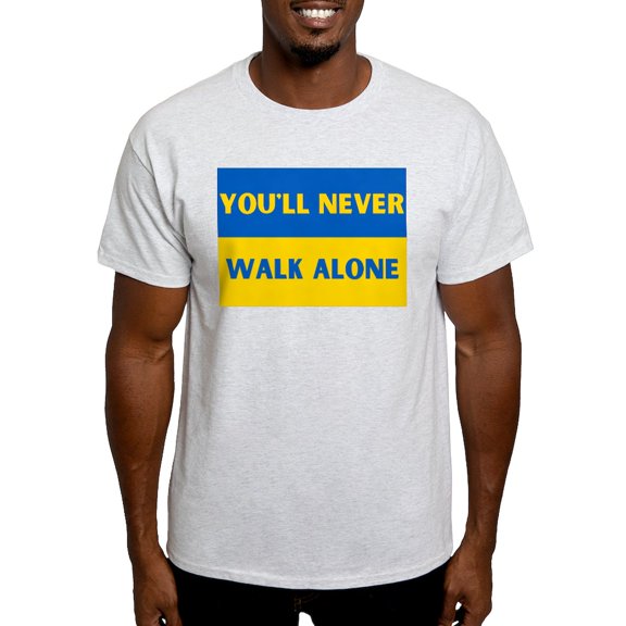 CafePress - You'Ll Never Walk Alone Pro Ukraine T Shirt - Men's Classic Graphic T-Shirt