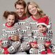 thumbnail image 2 of Conjunto de pijamas navideños de algodón para hombre y mujer, ropa de dormir informal para parejas, traje de Reno y árbol de Navidad, 2023, 2 of 4