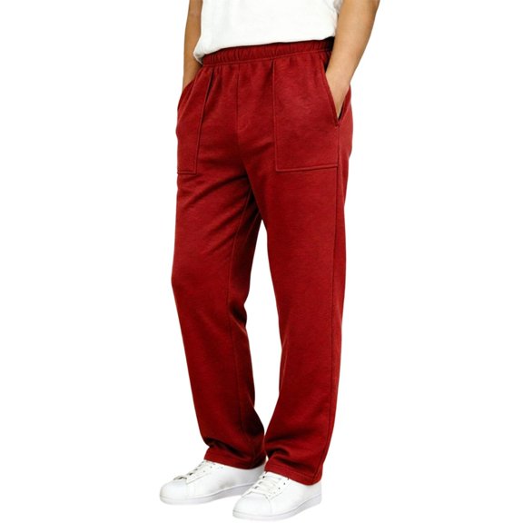 Glisme Little Boys Pants Solid Color Elastic Waist With Pockets Autumn Casual Boys Athletic Trousers Size 5-6 Years