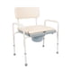 thumbnail image 1 of Silla Cómodo Sanitario Bariátrico Magnimed Estructura de Aluminio Cubeta con Tapa Beige Cinco Niveles de Altura MOD.OA6810C, 1 of 6