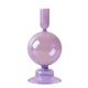 thumbnail image 1 of Candelero de vidrio decorativo Florero seco Decoración para el hogar púrpura esférico Sunnimix Porta vela, 1 of 7