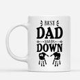 thumbnail image 2 of Coffee Mugs Best Dad Hands Down Funny Handprint Fathers Day Funny Gifts for Him from Daughter or Son Coffee Lovers 11oz 15oz White Mug Christmas Gift, 2 of 7