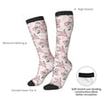 thumbnail image 4 of Naloa Rose Flowers Thigh High Socks Extra Long Stretchy Sock Women Over Knee High Opaque Stocking Daily Wear, 4 of 6