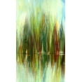 thumbnail image 2 of Brey 16x24 Gold Ornate Wood Framed with Double Matting Museum Art Print Titled - Pond Reflections III, 2 of 4