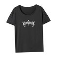 thumbnail image 4 of Camiseta Para Mujer Verano Suave Manga Corta Top Para Uso Diario Vacaciones Viajes M Gris, 4 of 7