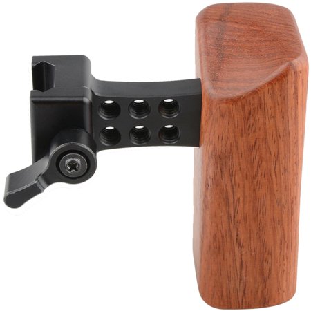 UPC: 0619125205520 | CAMVATE Quick-Release Right Hand Wooden Handle Grip for Select DV and DSLR Camera Cages  Rosewood
