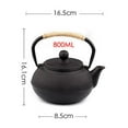 thumbnail image 2 of simhoa Cast Iron Teapot Tea Kettle Easily Clean ,Enameled Interior to Prevent Rust with 800ml, 2 of 4