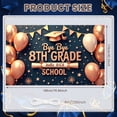 thumbnail image 2 of Black and White Next Stop High School Banner Hand-drawn  Graduation Display Chalkboard Design Graduation Cap School Backdrop for Graduation Party High School Transition School Event, 2 of 8