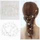 thumbnail image 1 of Diadema de vid, diadema floral para boda, diadema de vid, diadema floral para mujer, 2 piezas de oro/plata, 1 of 5