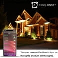 thumbnail image 3 of 15W RGBW Smart Floodlights, Outdoor Landscape Lighting with Bluetooth Connect & APP Control, Color Changing & Music Sync for Gardens, Patios & Walkways, 3 of 8