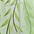 thumbnail image 3 of Giyblacko Rideaux Occultants Saule Voile Tulle Rideau de Fenêtre de Pièce Voilage Transparent Panneau Draperies Rideau GN m, 3 of 9