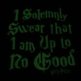 thumbnail image 3 of Harry Potter Girls' I Solemnly Swear Glow In The Dark Speckled Long-Sleeve Raglan Kids T-Shirt, 3 of 7