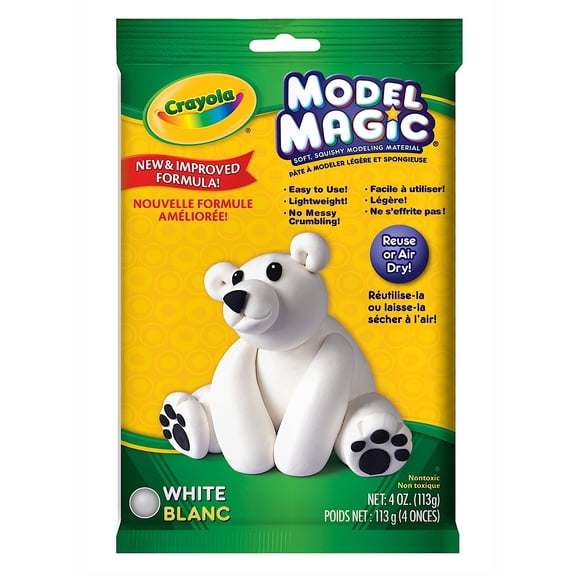 Crayola Model Magic Clay - White (4 oz., pack of 4)