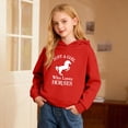thumbnail image 2 of Wxolcjlv Toddler Girls Horse Graphic Hooded Sweatshirt Soft Long Sleeve Pullover Top, Sizes 2-14, 2 of 4