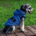 thumbnail image 4 of Naiyafly Pet Cats and Dogs Warm Pocket Design Hooded Cotton Jacket, 4 of 8