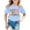 A-Light Blue, variant on Wxolcjlv Toddler Girls Graphic T-Shirt School Theme Print Short Sleeve Round Neck Tee Tops Loose Breathable Tshirt,Sizes 2-3