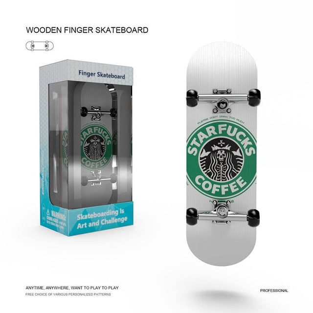 Diapasón de madera, juego de diapasón, patinete de dedo, patín de dedo, Mini monopatín profesional de madera de arce, juguetes para niños