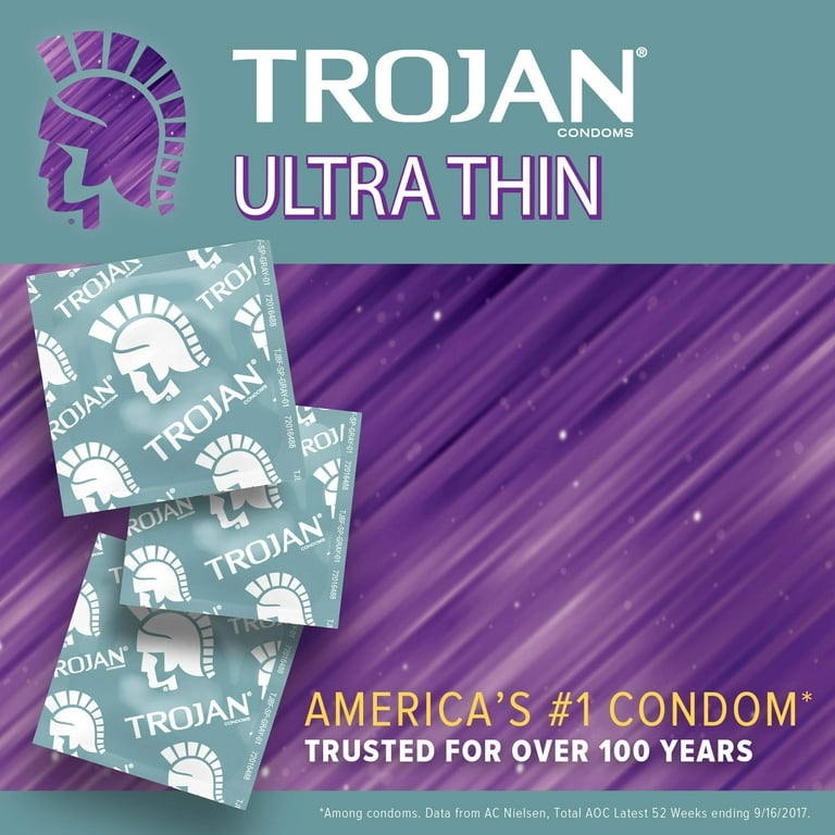 Trojan Ultra Thin Premium Lubricated Condoms - 12 Count (Pack of 14) - Walmart.com Trojan Ultra Thin Premium Lubricated Condoms - 12 Count (Pack of 14) - Walmart.com