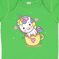 thumbnail image 4 of Inktastic Teacup Unicorn Boys or Girls Baby Bodysuit, 4 of 5