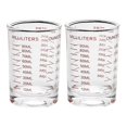 thumbnail image 3 of Vaso Medi de Vidrio Vaso de Transparente para Café , ROJO Macarena Jarras medidoras, 3 of 8