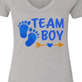 thumbnail image 4 of Inktastic Team Boy Women's V-Neck T-Shirt, 4 of 5