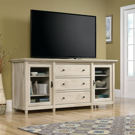 Sauder - Edge Water Collection TV Cabinet for Most TVs Up to 70" - Chalked Chestnut
