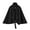 #0080-Black, variant on Women's Stand Collar Flared Bell Sleeve Cape Coat for Women Elegant Waist Cloak Warm Winter Oversized Shawl with Belt
