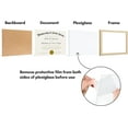 thumbnail image 2 of 8.5x11 Picture Frame Certificate Frames ,Set of 12  Frames Bulk for Award Certificate Document Diploma, Wall or Tabletop Display, 2 of 4