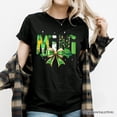 thumbnail image 5 of Coquette Mini Clover Bow St Patrick&rsquo;s Day T-Shirt, Green Lucky Shamrock Clover Tee, 5 of 9
