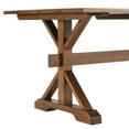 thumbnail image 6 of 71 Inch Dining Table, Walnut, Wood, Kitchen Cafe Bistro Hospitality Restaurant, Modern Contemporary HB35849, 6 of 10
