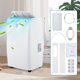 thumbnail image 5 of Aire Acondicionado Portátil 14000 BTU – Deshumidificador Integrado – Modo Sueño – Ventilador Oscilante – Temporizador 24H – Mando – Kit de Ventana – 70 m² – Blanco, 5 of 7