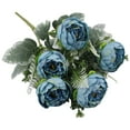 thumbnail image 6 of Limei Fake Flowers Vintage Artificial Peony Silk Flowers Wedding Home Decoration,Pack of 1, 6 of 7