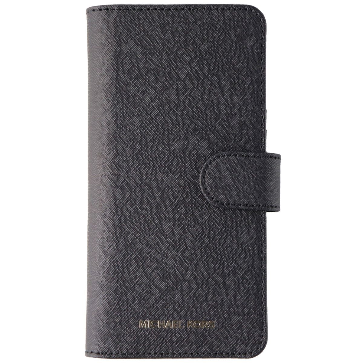 Michael Kors Saffiano Leather Folio Phone Case for Samsung Galaxy S8 Plus-  Black | Walmart Canada