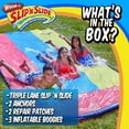 thumbnail image 2 of Wham-O Slip N Slide Triple Slip and Slide with 3 Bodyboards, 2 of 8