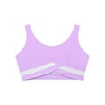 thumbnail image 4 of Xnihocha Yoga Dance Athletic Tank Crop for Girls U Neck Sleeveless Figure Ice Skating Gymnastic Top Light Purple 8, 4 of 6