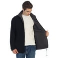 thumbnail image 2 of Gioberti Mens Zip Up Reversible Polar Fleece Heavy Jacket, 2 of 7