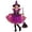 j62-Multicolour, variant on LIIPEE Girls Halloween Costumes Kids Dresses With Accessories Witch Fancy Dress Up Clothes 4 Piece,4-5 Years