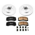 thumbnail image 2 of PowerStop Front Geomet Coated Brake Rotor and Pad Kit Fits: MITSUBISHI Select Models CRK1215, 2 of 4