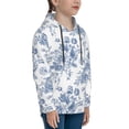 thumbnail image 3 of Vsdgher Rose Flowers Hoodie Youth Classic Hooded Pullover Sweatshirts Essentials Hoodie for Children (s-xl)-X-Large, 3 of 6