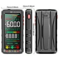 thumbnail image 2 of BotaniNest Multifunctional Tester Screen Digital Multimeter Tester Ammeter 6000 Counts Large Screen Digital Multimeter Smart Burn Rechargeable Universal Meter Reverse Display, 2 of 3