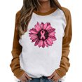 thumbnail image 2 of Qiopertar Mode Femmes Imprimé Col Rond Pull Manches Longues Blouse Confortable Chandail en Molleton Liquidation Livraison Gratuite à Moins de 5$ jusqu'à 90 % de Réduction, 2 of 4