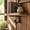 A, variant on Vintage Cast Iron Decorative Shelf Brackets, Ornate Scroll Wall Support Brackets for Wooden Floating Plant Shelves