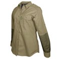 thumbnail image 2 of Clay Bird Shirt for Women - L-Sleeve - Khaki-Moss (Khaki, X-Large), 2 of 3