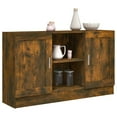 thumbnail image 5 of vidaXL Sideboard Smoked Oak 120x30.5x70 cm Engineered Wood, 5 of 5