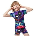 thumbnail image 2 of Rick And Morty Boys 2-Piece Swimsuit Set, Short Sleeve Rash Guard & Swim Trunks, 2 of 7