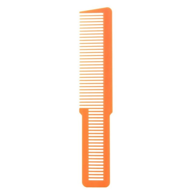 Peines de salón de de parte superior plana profesional, cepillo de pelo, cortadora de peluquero, corte, 1 naranja1 jinwen Flat Top Hair Comb