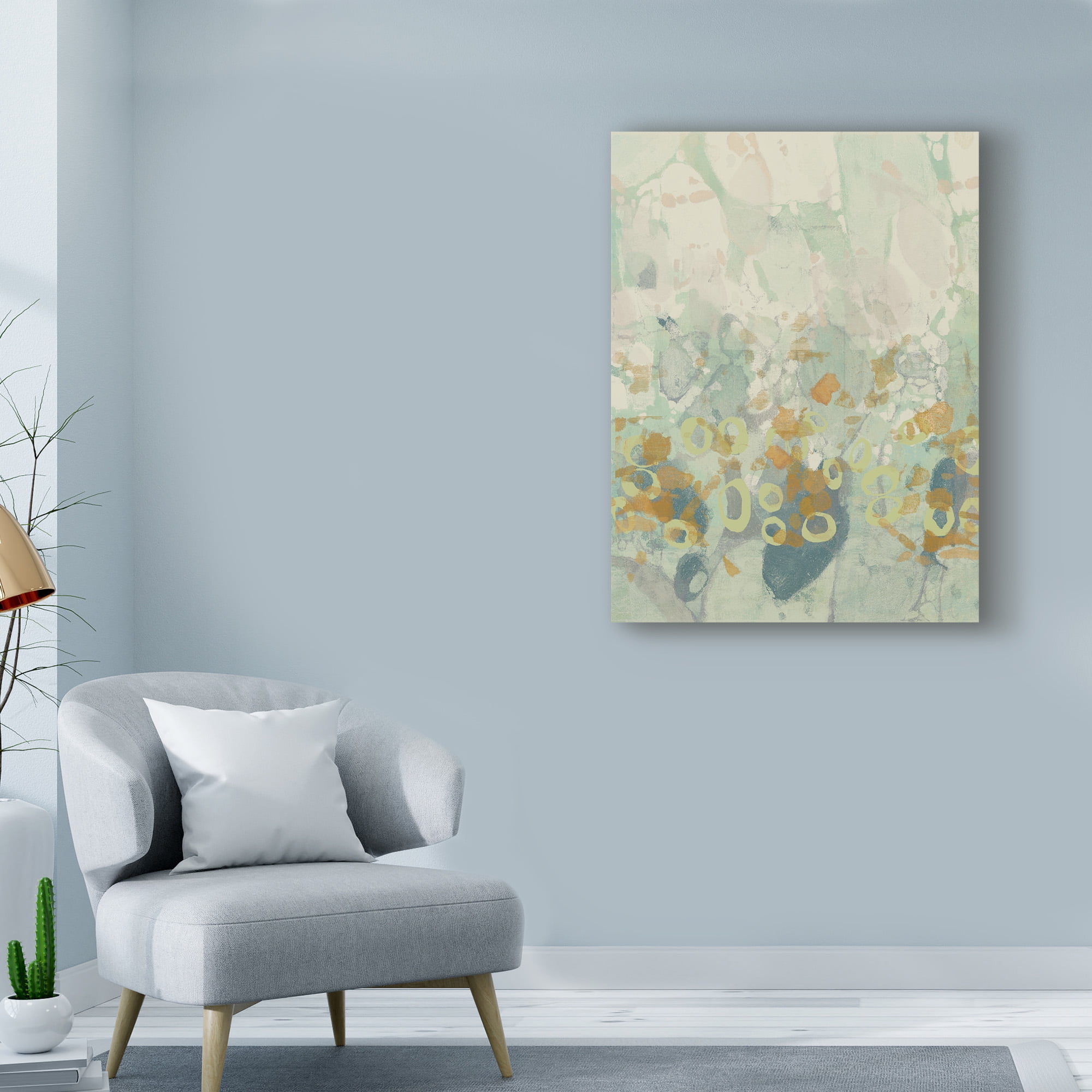Trademark Fine Art 'Paint Drops II' Canvas Art by Jennifer Goldberger