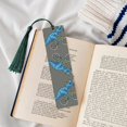 thumbnail image 4 of Kdxio Fun Riding Dinosaur Print Metal Tassel Bookmarks,Perfect Gift for Art Lovers and Bookworms Metal Bookmarks for Women, 4 of 8